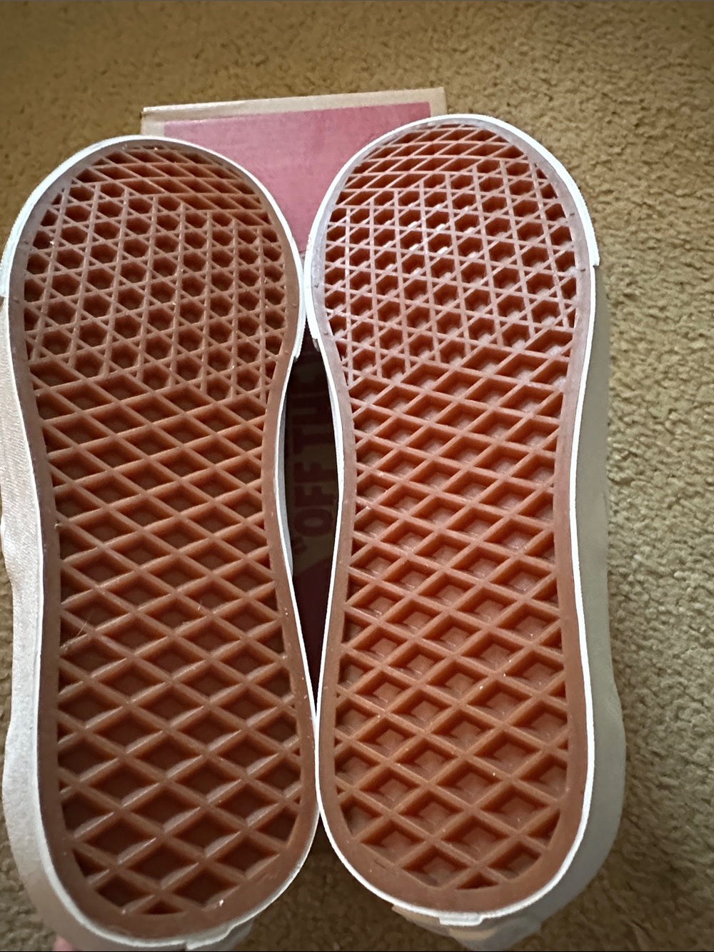 Vans Pink and White Checkerboard Slip-On Sneakers - Picture 2 of 3